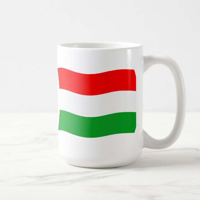 Ungarische Tasse der Flagge (Rechts)