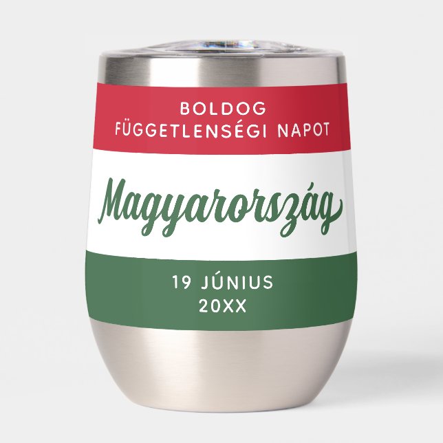 Ungarische Unabhängigkeitstagsflagge (Vorderseite)