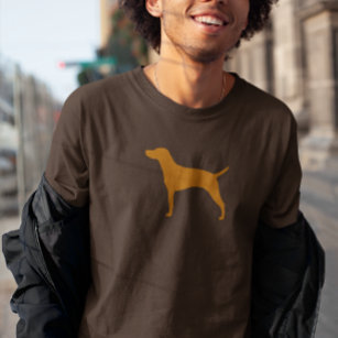 Ungarische Vizsla-Hunde-Silhouette T-Shirt