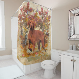 Ungarische Vizsla-Kunst Duschvorhang