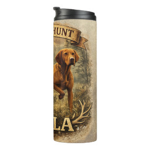 Ungarische Vizsla-Kunst Thermosbecher