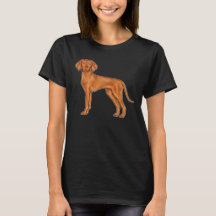 Ungarische Vizsla-Zeiger-Hund-Cartoon-Illustration