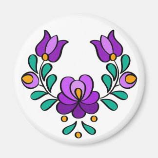 Ungarische Volksmarine Blume Magnet