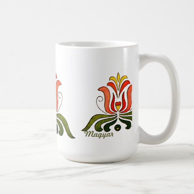 Ungarische Volksmarine Blume Tasse (Rechts)