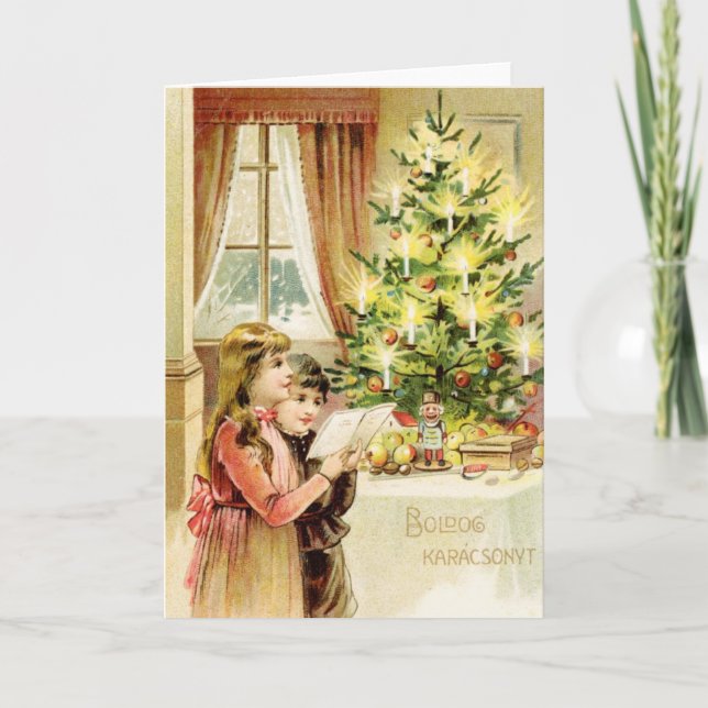 Ungarische Weihnachten 1902 (Vorderseite)