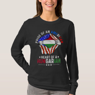 Ungarischer Amerikaner Amerika Stolz Ausland Ungar T-Shirt