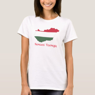 Ungarischer Flaggenplan Nemzeti Tizenegy T - Shirt
