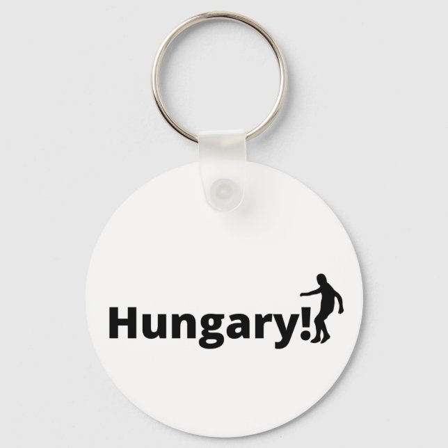 Ungarischer Fußball Schlüsselanhänger (Vorderseite)