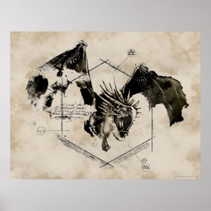 Ungarischer Hornschwanz-Drache Poster