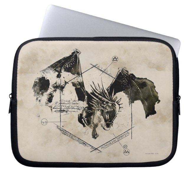 Ungarischer Hornschwanzdrache Laptopschutzhülle (Vorderseite)