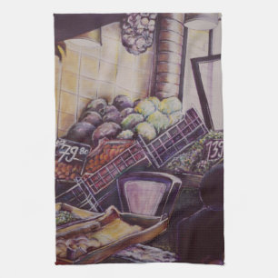 Ungarischer Marktplatz, Budapest Geschirrtuch