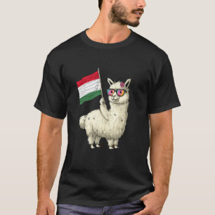 Ungarischer Roots Alpaca Ungarischer Stolz Fla T-Shirt