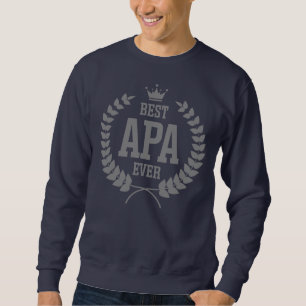 Ungarischer Vater Apa Kleidung Bester Apa Aller Ze Sweatshirt