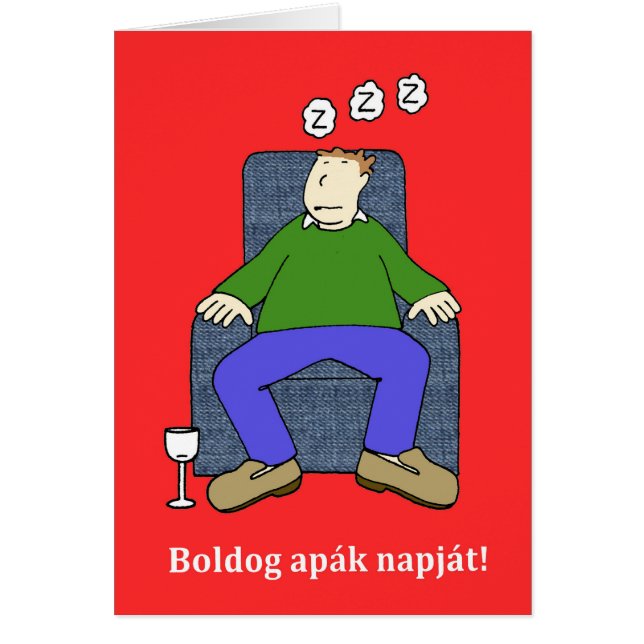 Ungarischer Vatertag Cartoon Spaß (Vorne)