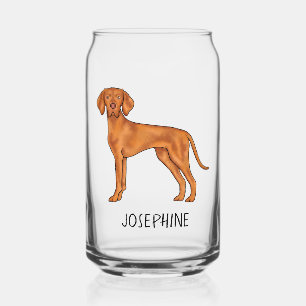 Ungarischer Vizsla Süßer Pointer-Hund mit individu Dosenglas
