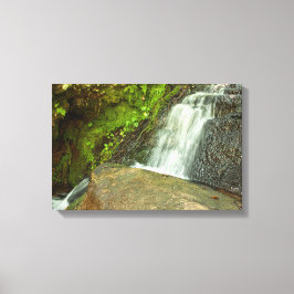 Ungarischer Wasserfall Moosiger Wald Wasserfall Leinwanddruck