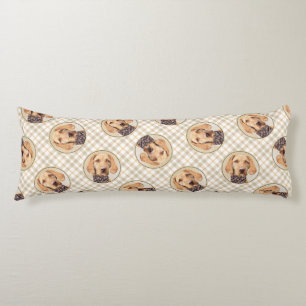 Ungarisches Drahthaar Vizsla Malerei Niedlicher Hu Seitenschläferkissen