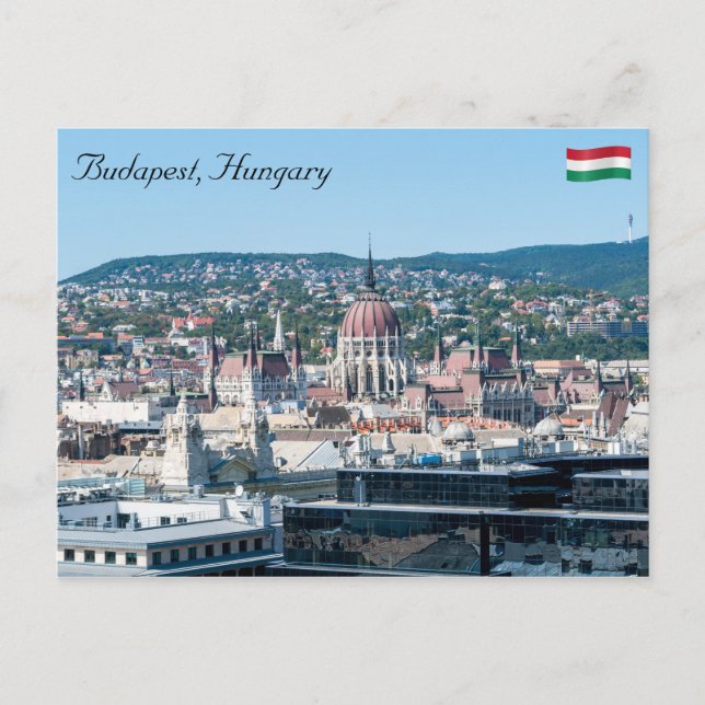 Ungarisches Parlament - Budapest, Ungarn Postkarte (Vorderseite)