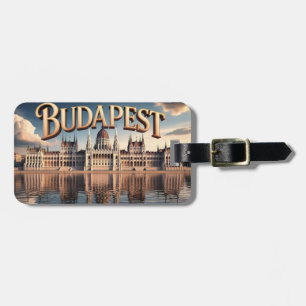 Ungarisches Parlamentsgebäude in Budapest Gepäckanhänger