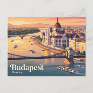 Ungarisches Parlamentsgebäude Ungarn Postkarte