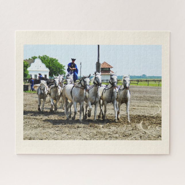 Ungarisches Pferd Puzzle (Horizontal)