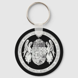 Ungarisches Siegel mit Wappen Ungarn Geschenke Schlüsselanhänger