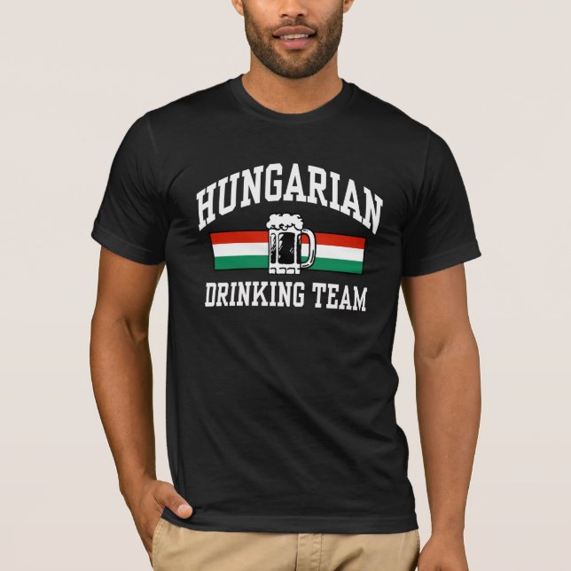 Ungarisches Trinkteam T-Shirt (Vorderseite)