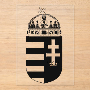 Ungarisches Wappen Acryleinladungen
