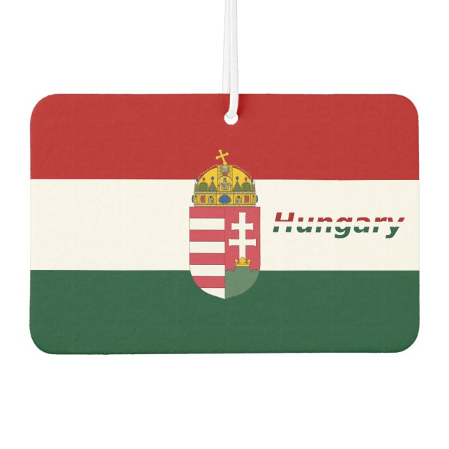 Ungarisches Wappen Autolufterfrischer (Vorderseite)