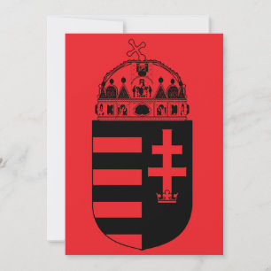 Ungarisches Wappen Einladung