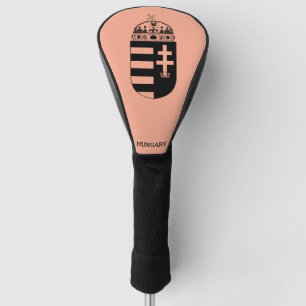 Ungarisches Wappen Zeitgenössische monochrome Kuns Golf Headcover