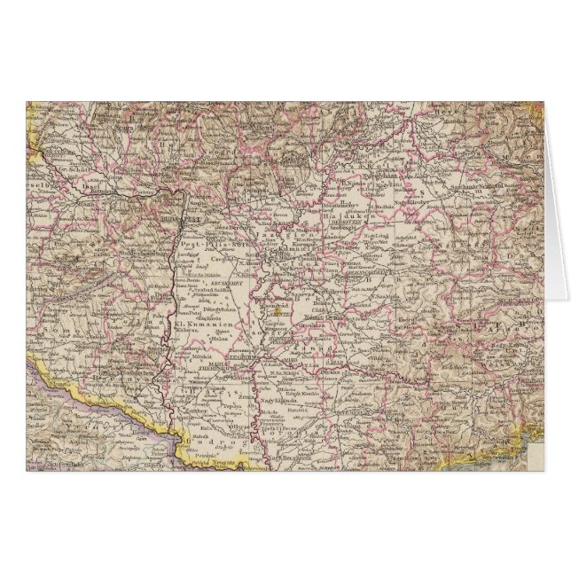 Ungarn Atlas Map (Vorderseite (Horizontal))