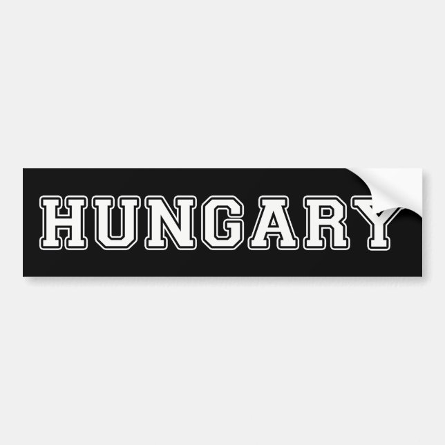 Ungarn Autoaufkleber (Vorne)