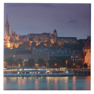 UNGARN, Budapest: Burghügel, Calvinistische Kirche Fliese