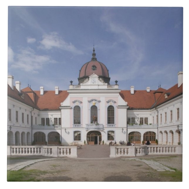 Ungarn, Budapest, Godollo: Royal Mansion, Zuhause Fliese (Vorderseite)