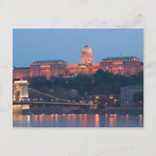 UNGARN, Budapest: Szechenyi-Brücke (Kettenbrücke), Postkarte