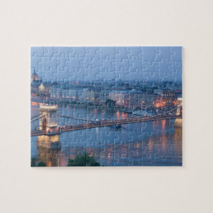 UNGARN, Budapest: Szechenyi-Brücke (Kettenbrücke), Puzzle