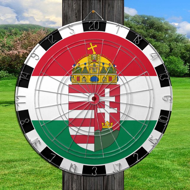 Ungarn Dartboard & Flag Darts / Game Board Dartscheibe (Von Creator hochgeladen)