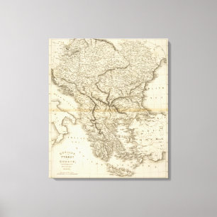 Ungarn, die Europäische Türkei Leinwanddruck