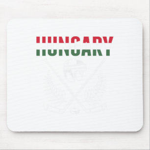 Ungarn Eishockeyfans Jersey Unterstützen Ungarisch Mousepad