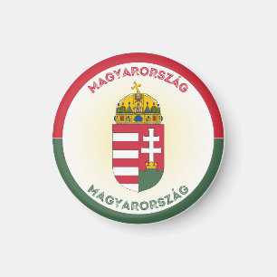 Ungarn-Erbe-Emblem Magnet