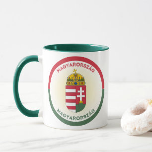 Ungarn-Erbe-Emblem Tasse
