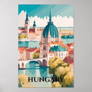 Ungarn Famous Travel Place Postcard Poster