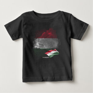 Ungarn-Flagge Baby T-shirt