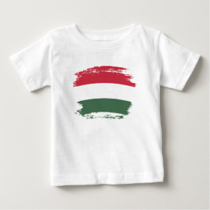 Ungarn-Flagge Baby T-shirt