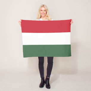 Ungarn-Flagge Fleecedecke