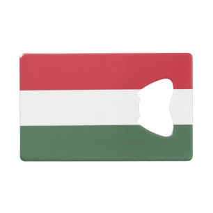 Ungarn-Flagge Geldbeutel Flaschenöffner