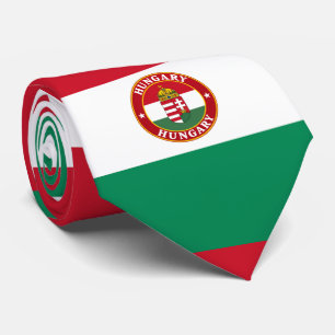 Ungarn-Flagge Halsbinde, stilvolle ungarische Flag Krawatte