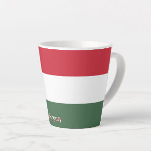 Ungarn-Flagge individuell Milchtasse