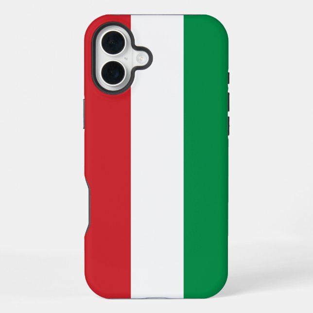 Ungarn-Flagge iPhone Hülle (Rückseite)